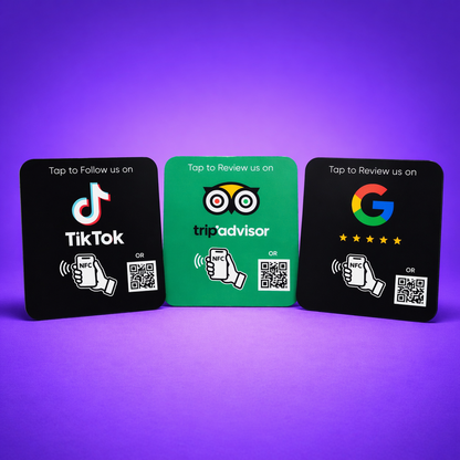 Custom NFC Plate — Your logo, your colors