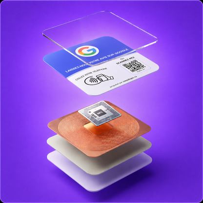 Google Reviews NFC Plate