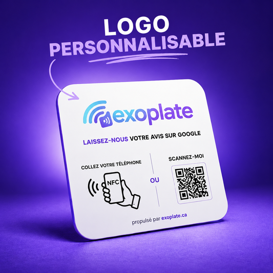 Custom NFC Plate — Your logo, your colors