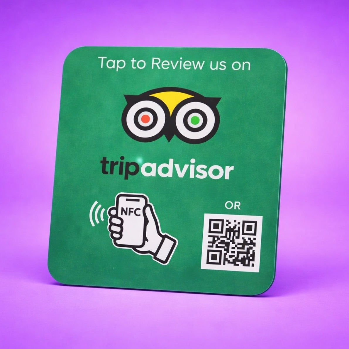 TripAdvisor NFC Plate