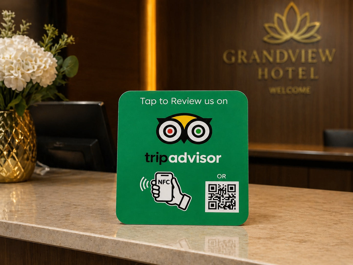 TripAdvisor NFC Plate