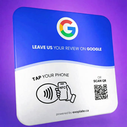 Google Reviews NFC Plate